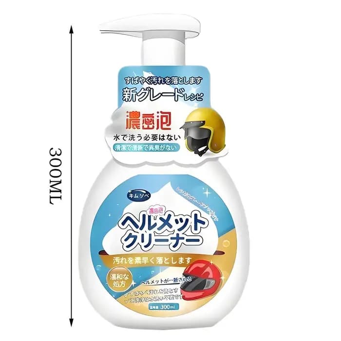 Nouveau Nettoyant Mousse pour Casque Moto Nettoyage à Sec du Doublure Intérieure 300ml Détachant pou