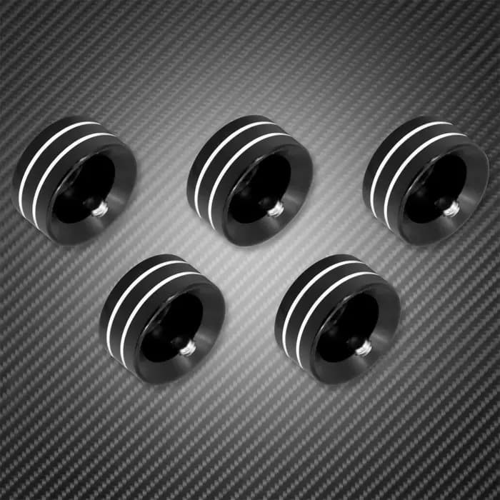 Kit de couvercle de capuchon de boulon plat de pignon arrière de moto pour Harley Touring Road King