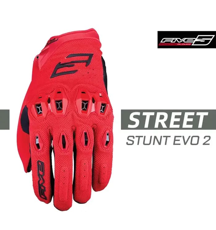 Original FIVE STUNT EVO2 gants De Moto été respirant EU CE Guantes De Moto Street Rdiing cinq gants