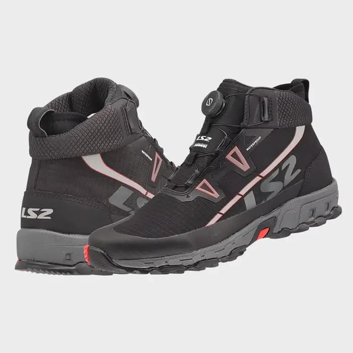 LS2 TREKKER MBW015 Bottes de protection pour moto / Chaussures de moto pour hommes, robustes et rési