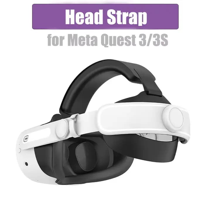 Sangle Elite remplaçable pour casque VR Meta Quest 3S – Améliore le confort – Sangle de tête réglabl