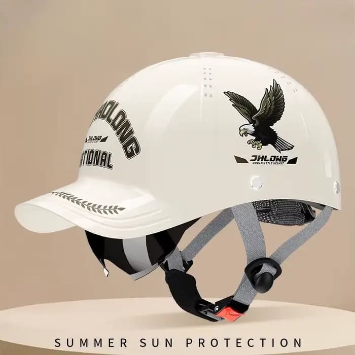 Nouvel Arrivage Casque de Moto en Gros pour Véhicule Électrique et Moto Harley Rétro Demi-Casque Uni