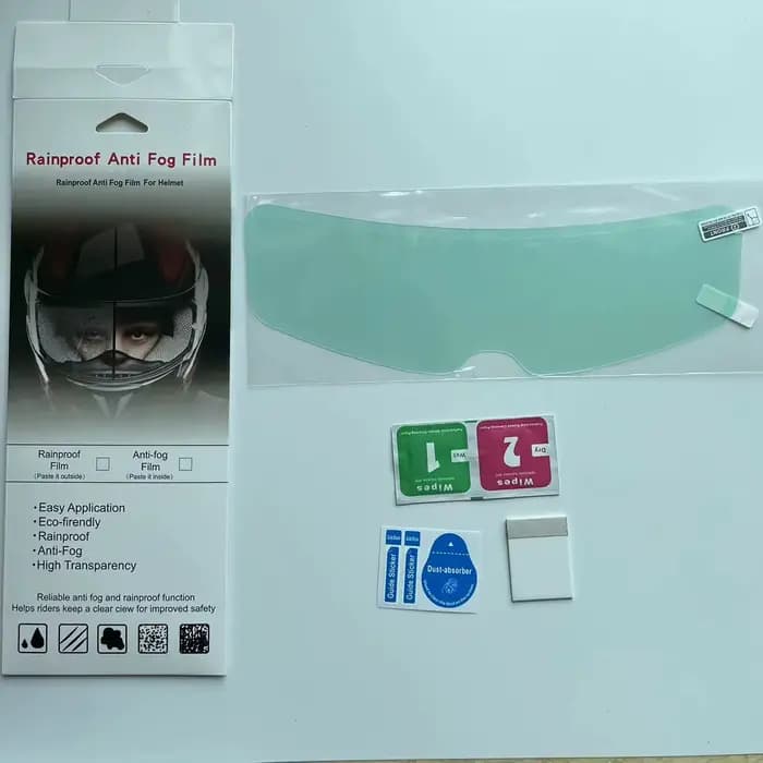 Film de pluie Anti-buée pour casque de moto, pour LS2 HJC SHOEI AGV Arai HJC Nolan Bell Schuberth Da