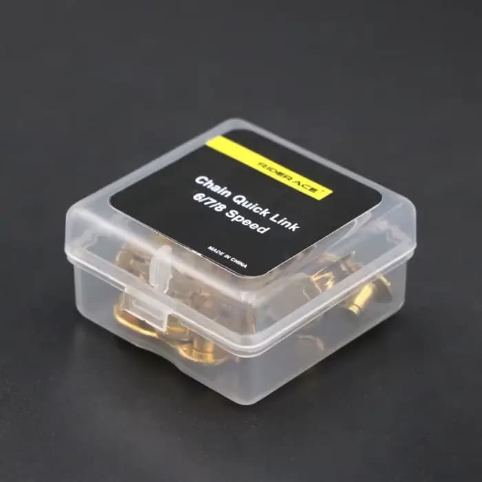 5 paires de joints de connecteur de maillon de chaîne de vélo, boutons magiques, maillons principaux