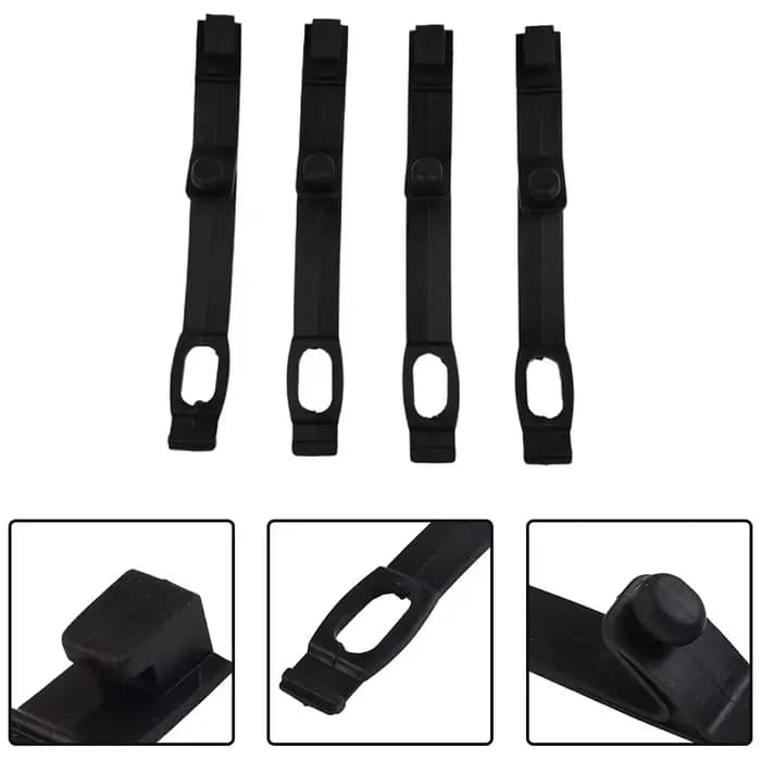 Sangles en caoutchouc pour carénage de phare de moto, 4 pièces, supports de fixation de phare de mot