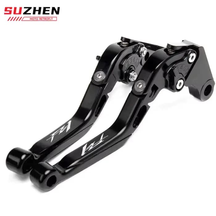 Leviers d'embrayage de frein de moto or et titane, logo FZ1, FAZER 2006, 2007, 2008, 2009, 2010, 201