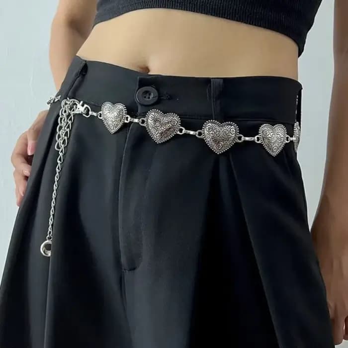 Chaîne de taille en argent pour femmes, accessoires Sexy, Design ethnique rétro, chaîne de ceinture