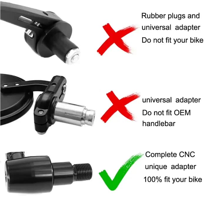 Rétroviseurs Latéraux pour YAMAHA Tmax500 2001-2011, Tmax530 2013-2021, Tmax 560 CNC