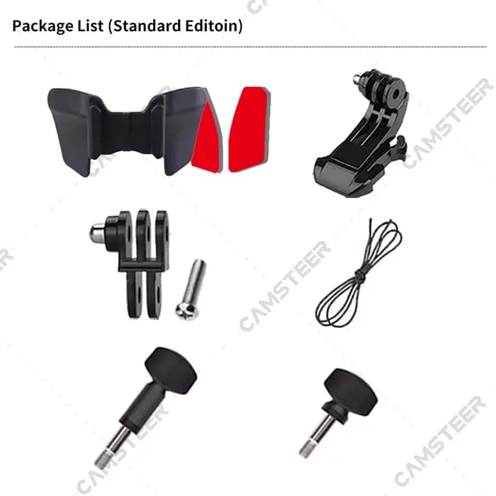 NEXX X.WED 2 support de menton pour casque de moto personnalisé pour GoPro12 11 10 9 Insta360 X4 X3