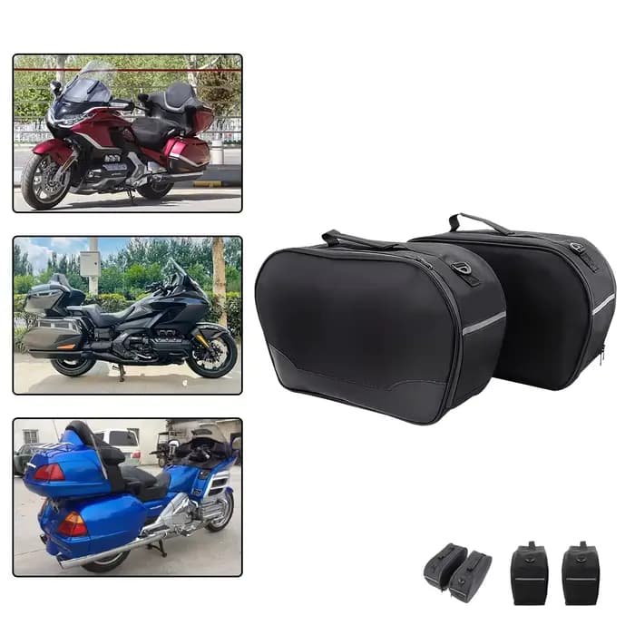 Sacs de Rangement pour Sacoches de Moto Honda Gold Wing GL1800 de 2012 à 2017, Sac à Bagages Latéral
