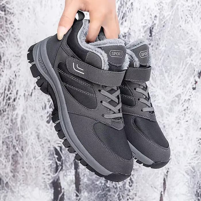 ELUVA bottes d'hiver pour hommes chaussures d'extérieur antidérapantes imperméables thermiques botte