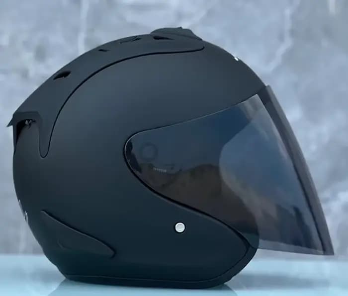 Ram4 noir mat demi-casque hommes et femmes moto tout-terrain casque d'été descente course montagne c
