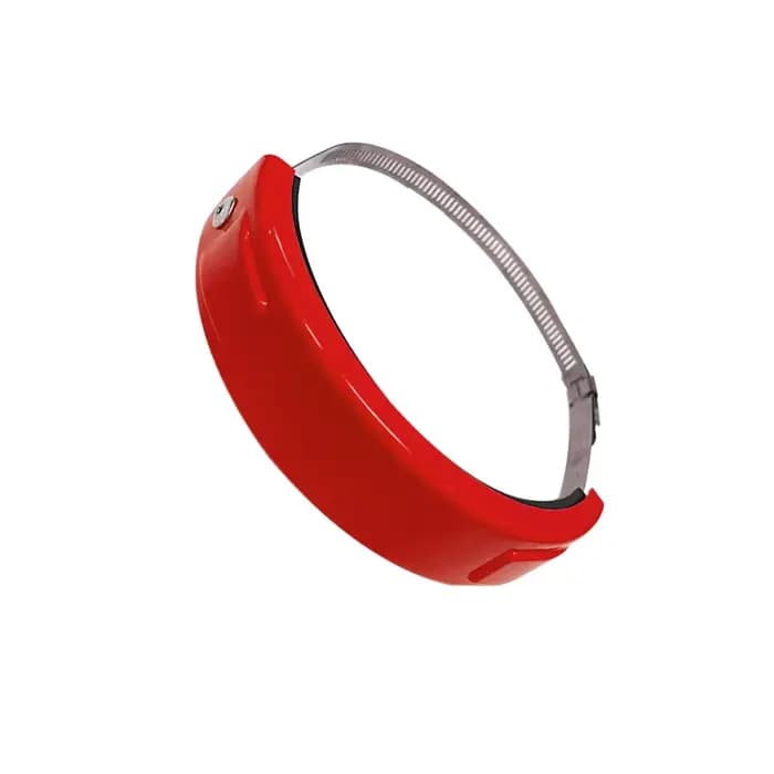 Bague de Protection d'échappement ronde universelle, pièces de moto 100-160mm, anneau de décoration