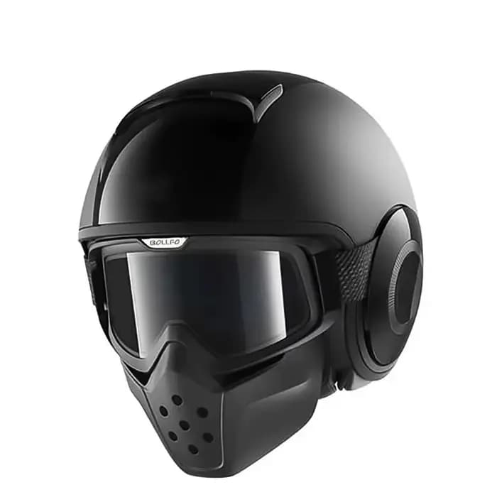 Lunettes de casque de moto Vintage, lunettes de casque de Motocross rétro coupe-vent, casques à visa