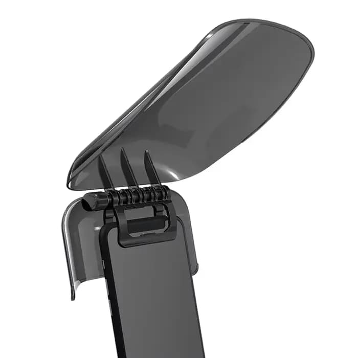 Support de téléphone pour moto avec pare-soleil extensible, visière anti-pluie étanche pour casque,