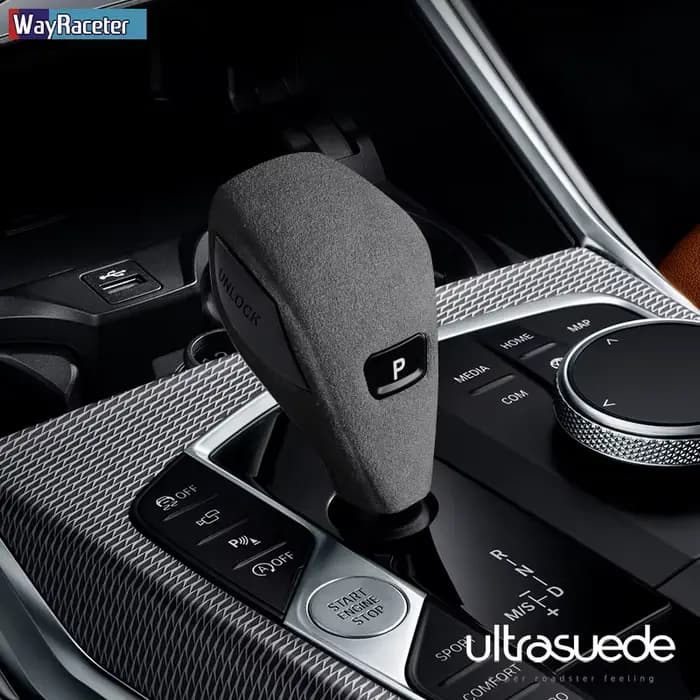 Couvercle Kiev illage de pommeau de levier de vitesse rond en daim Ultrasuede Top, accessoires de pe