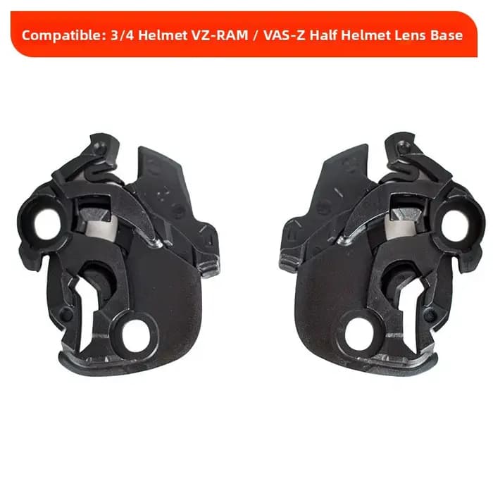 Casque de moto 3/4 Base d'objectif VZ-RAM Demi-casque VZ-RAM/vas-z Base de demi-casque de rallye Mat