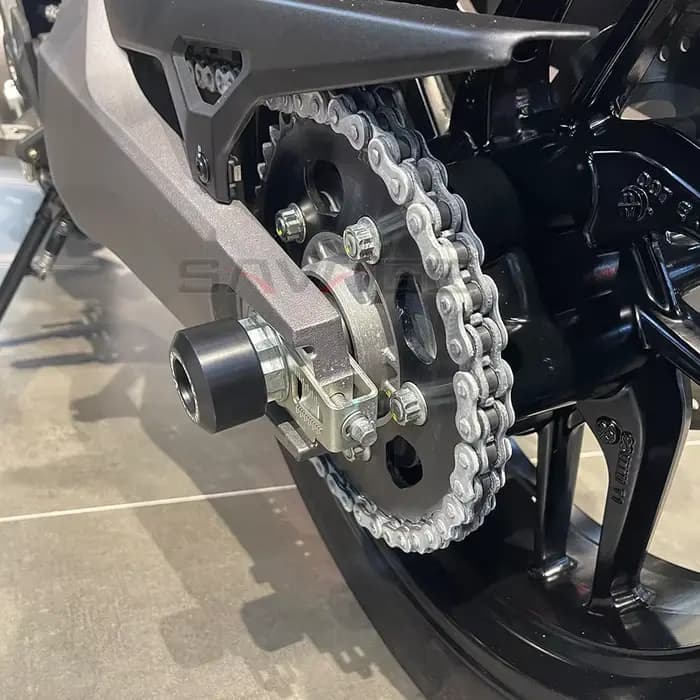Curseur de collision de fourche d'appellation de roue avant et arrière, accessoires de moto, moyeu a