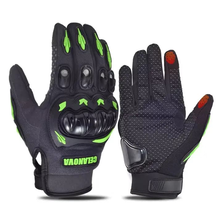 Gants de moto plein doigt hommes écran tactile hors route gants de moto gants de vélo de montagne