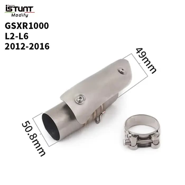 Tuyau de liaison intermédiaire modifié pour Suzuki GSXR1000, GSX R1000, GSPoly 1000, 2005-2016, syst