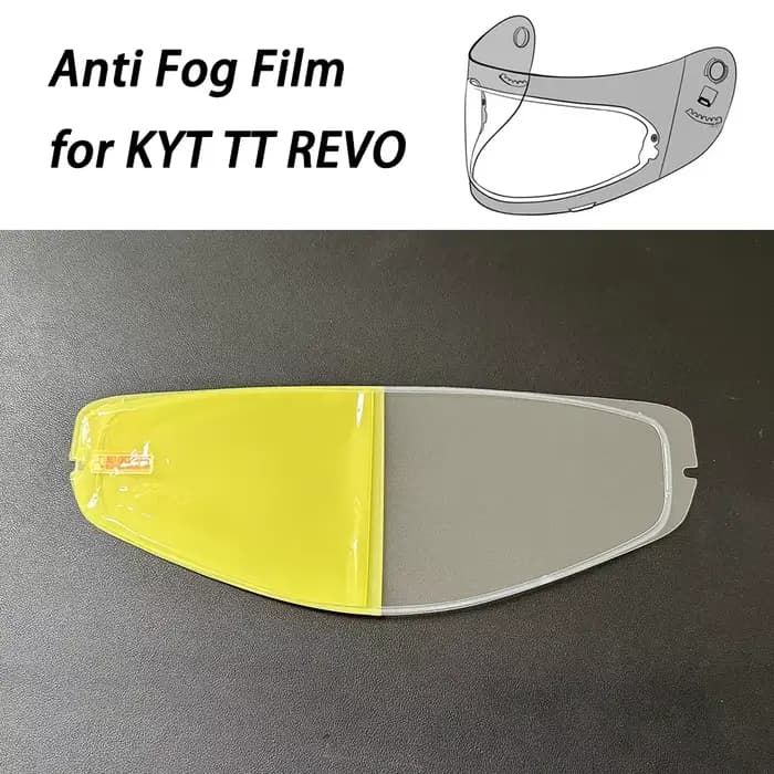 Film anti-buée pour visière de casque de moto, compatible avec les inserts anti-buée KYT TT REVO