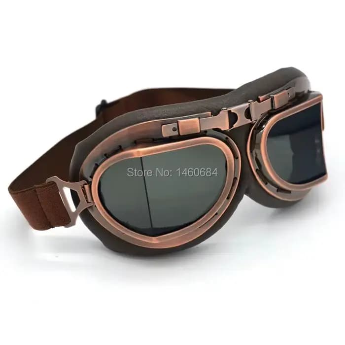 Lunettes de pilote de moto rétro, équipement de protection pour moteur volant Vintage, lunettes de s