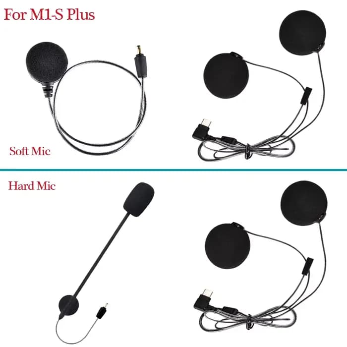 Fodsports Moto Bluetooth Casque Casque Interphone Accessoires pour M1-S Plus M1-S Air Écouteur Écout