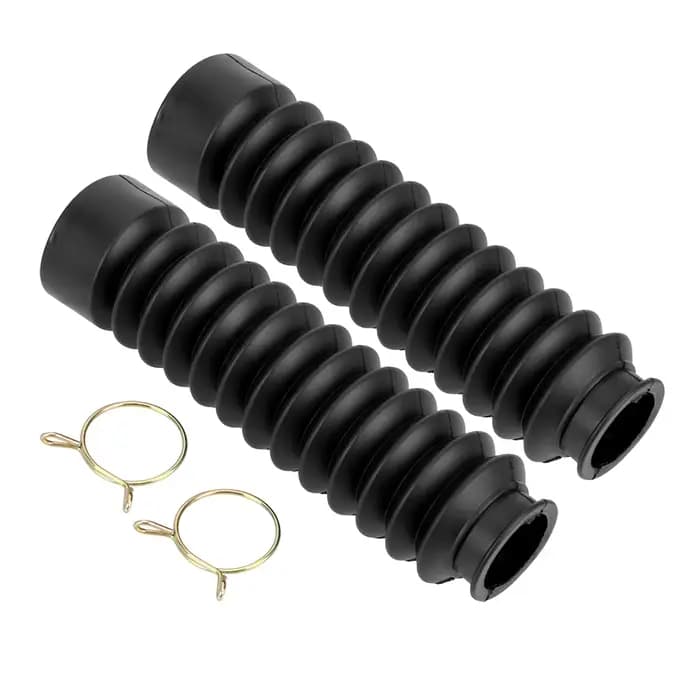 Protecteur de manchon anti-poussière pour moto, 2 pièces, caoutchouc d'amortissement, fourche avant,