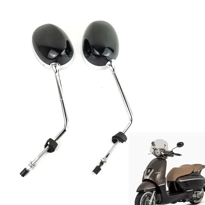 Rétroviseurs latéraux de moto de marque Django QP150T-C, rétroviseur Ultra large champ de vision, ac