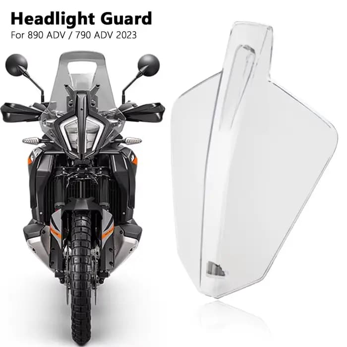 Nouveau couvercle de protection de phare de moto, couvercle de protection Transparent pour feu avant