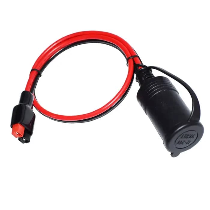 Allume-cigare femelle 12V, câble robuste 12awg 30a avec pôle d'alimentation Anderson pour transfert/