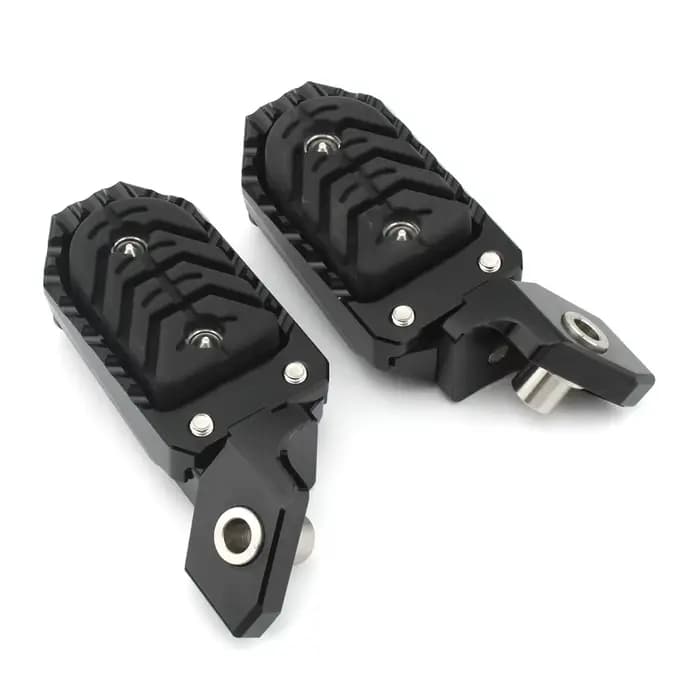 Accessoires moto pour BMW R1250GS ADV : repose-pieds réglables, élargis et surélevés ; repose-pieds