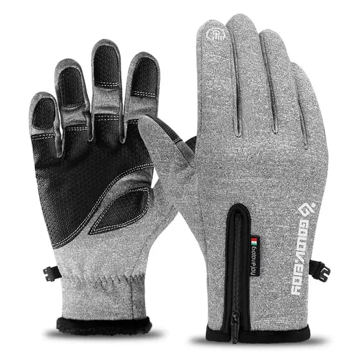 Gants de moto thermiques doublés sourire, gants d'équitation de moto, écran tactile, imperméables, n