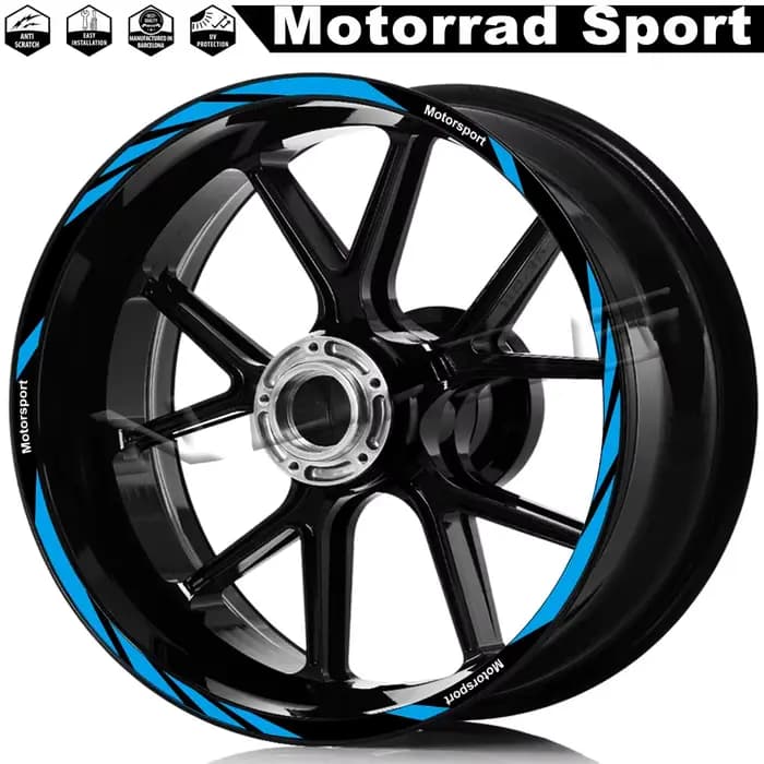 Autocollant de roue de moto, autocollant à rayures de jante, pour R1250RS F900R/XR F800R S1000XR/RR/