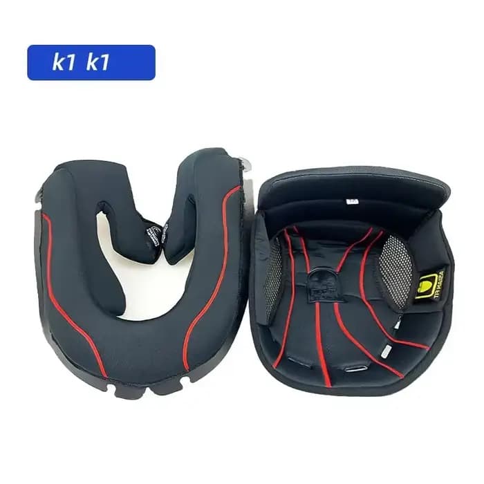 Doublure intérieure de remplacement pour casque de moto AGV K1 K3SV K4 K5, confortable, respirante,