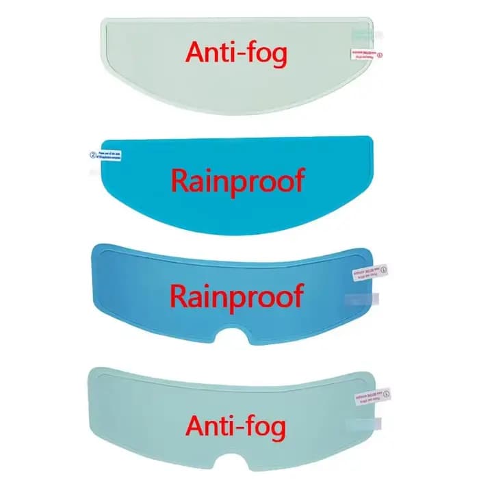 Film de Patch Anti-buée universel pour casque de Moto, Film de lentille Anti-pluie pour visière de M