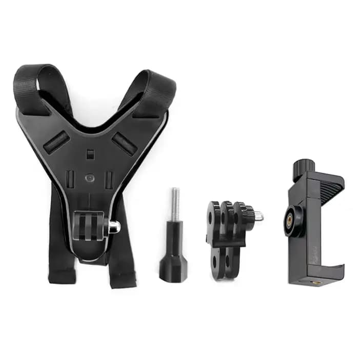 Support de téléphone pour casque de moto-support de caméra GoPro/FPV, camaras d'action réglables Ant
