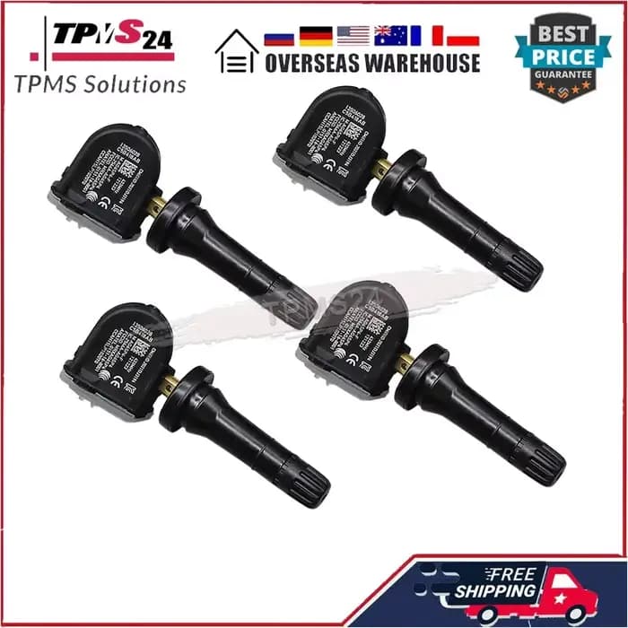 4 pièces 13506028 Capteur TPMS de moniteur de pression des pneus, pour Opel Adam Ampera Antara Ast