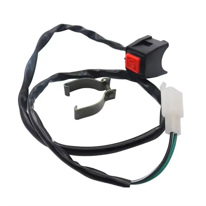 22mm Durable ATV moto double Sport Quad démarrage klaxon tuer arrêt bouton de commutation accessoire