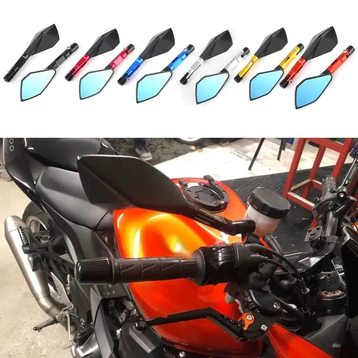 Pour YAMAHA MT07 pour Honda pour Ducati pour Kawasaki Z750 Z900 Z800 moto CNC rétroviseurs en alumin