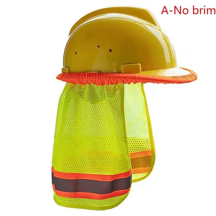 Pare-soleil de coulée pour la sécurité de la construction, casque dur, casque non inclus, bouclier d