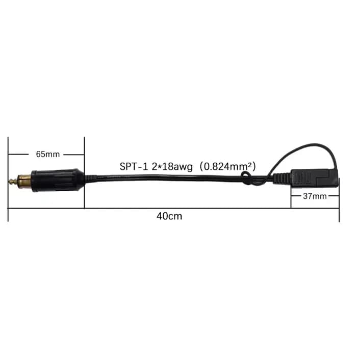Câble de connexion pour moto BMW, chargeur de batterie, prise SAE, prise de courant 41cm, câbles de