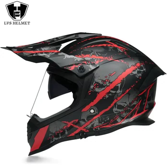 Casque de moto rcycle, atv, cross, cross, hors route, course