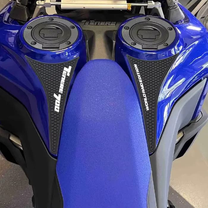 Autocollant de protection latéral en caoutchouc pour réservoir de carburant, pour moto Tenere 700 Wo