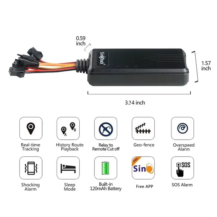 SinoTrack 4G GPS tracker ST-906L pour voiture moto véhicule dispositif de suivi avec Cut Off Oil Pow