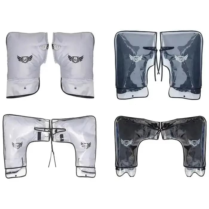 Gants coupe-vent et imperméables pour moto, scooter et vélo, grande housse de protection, poignée de