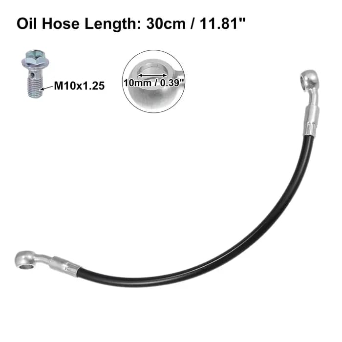 Motoforti 30/50/60/80/90/100/110/150/180/200/220cm tuyau de frein moto ligne de frein hydraulique tu