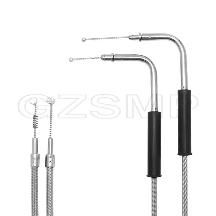 Boîtier de câble d'accélérateur en fil d'acier tissé, adapté à Harley Sportster XL1200 883 Dyna Road
