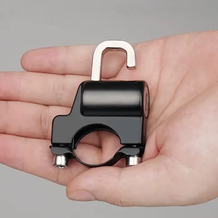 Verrou universel pour casque de moto, antivol portable pour vélos, verrou de sécurité fixe pour guid