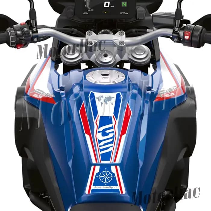 Autocollant 3D pour réservoir de carburant de moto, autocollant de protection, accessoires pour F850